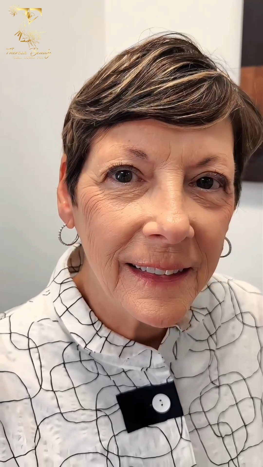 Portrait of a client showing natural-looking brows by Theresa in Land O’ Lakes, FL