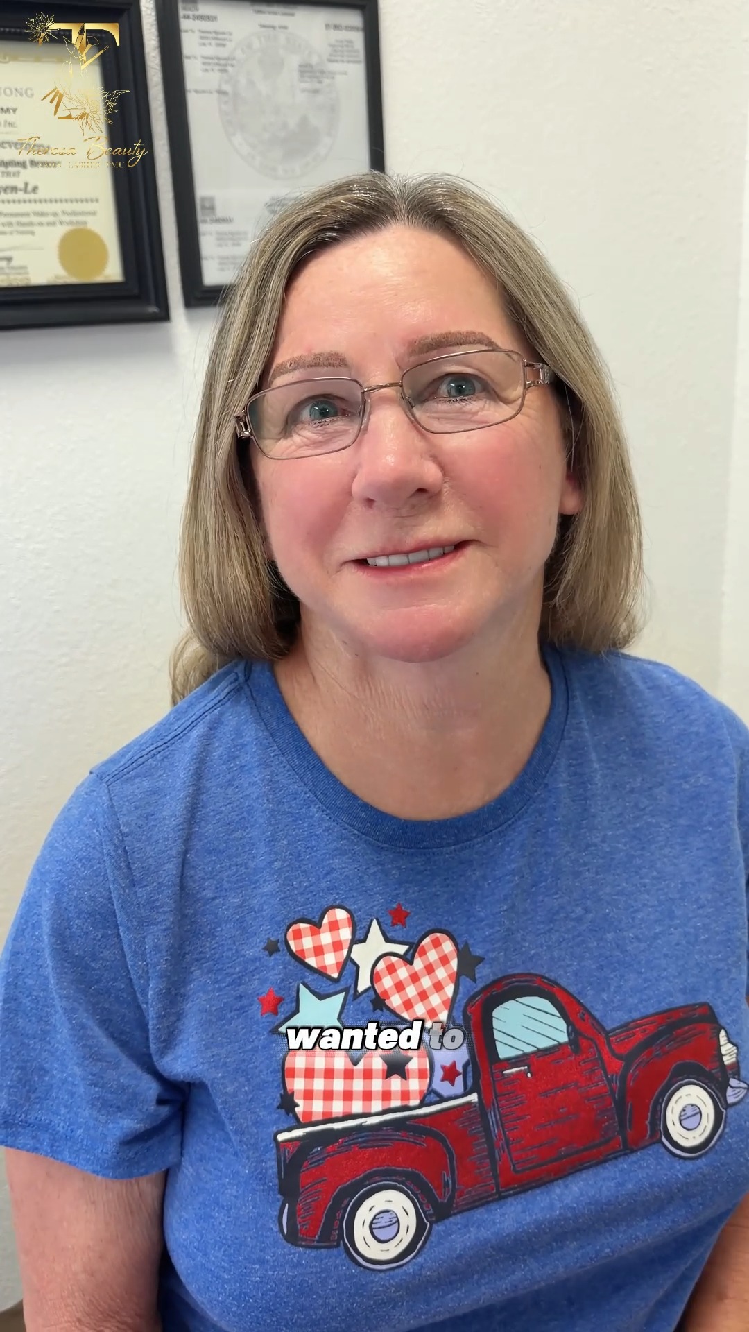 Portrait of a client with defined brows by Theresa in Land O’ Lakes, FL