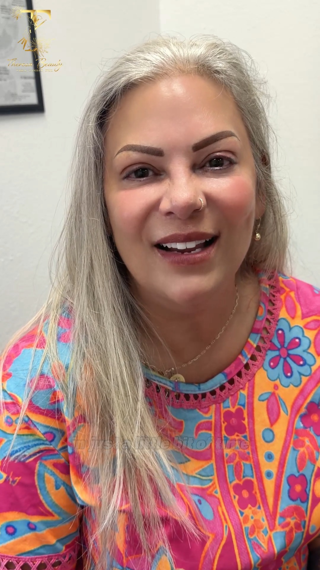 Portrait of a client with defined brows by Theresa in Land O’ Lakes, FL