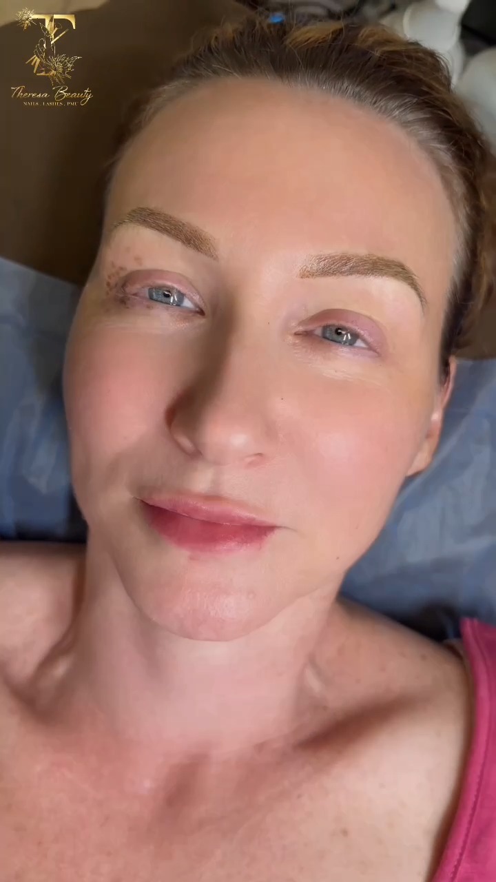 Portrait of a client with softly shaped brows by Theresa in Land O’ Lakes, FL